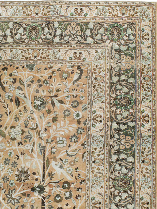 Vintage Persian Mashad Carpet, No.20022 - Gss