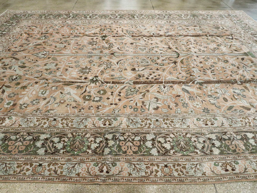 Vintage Persian Mashad Carpet, No.20022 - Gss