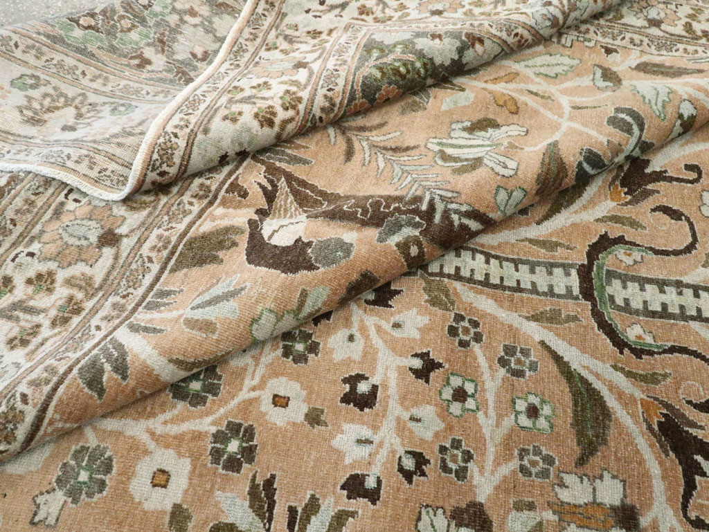 Vintage Persian Mashad Carpet, No.20022 - Gss