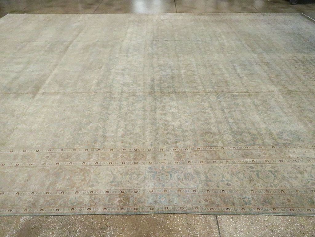 Antique Persian Tabriz Carpet, No.20023 - Gss