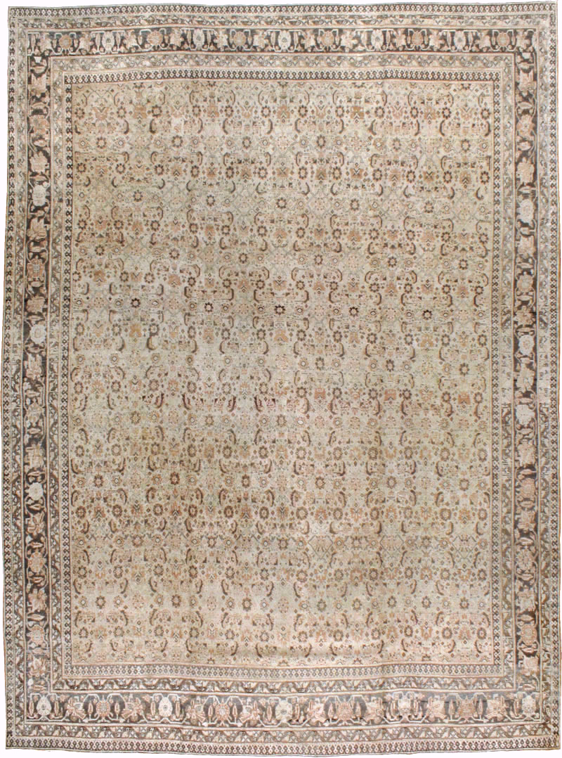 Antique Persian Tabriz Carpet, No.20025 - Gss