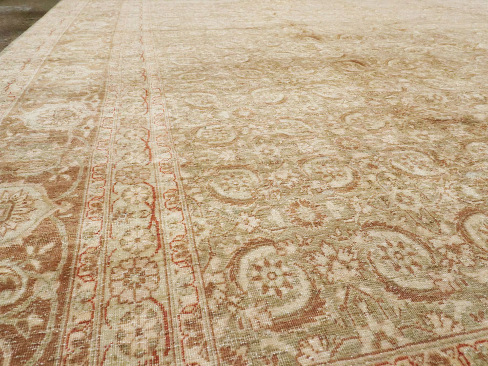 Antique Persian Lavar Kerman Carpet, No.20039 - Gss