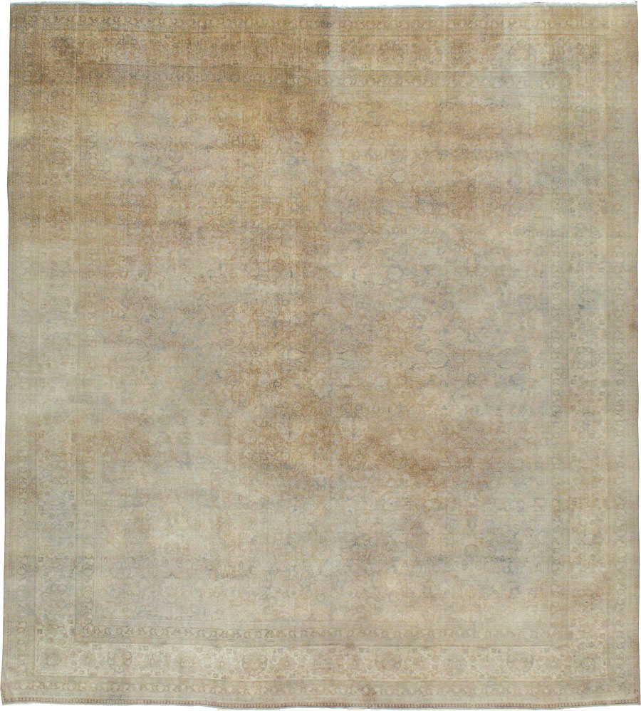 Antique Persian Tabriz Square Carpet, No.20044 - Gss