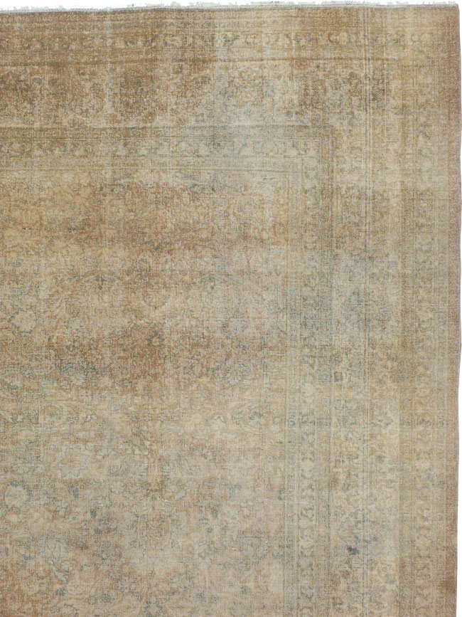 Antique Persian Tabriz Square Carpet, No.20044 - Gss