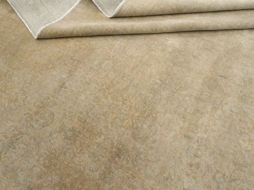 Antique Persian Tabriz Square Carpet, No.20044 - Gss