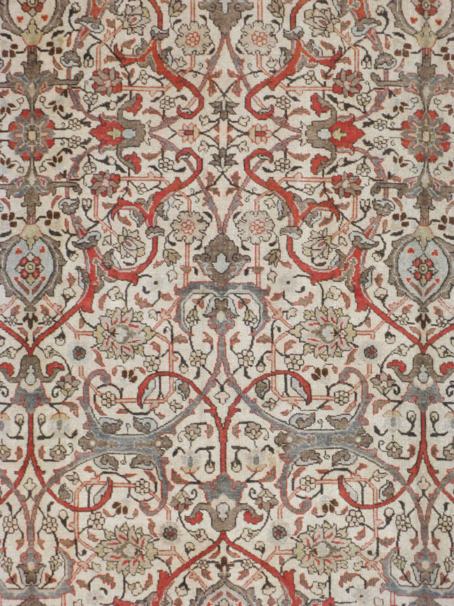 Vintage Persian Tabriz Carpet, No.20056 - Gss