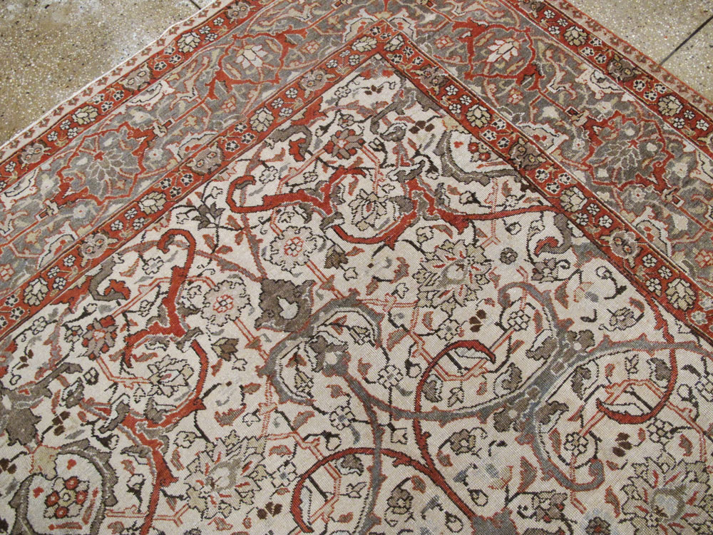 Vintage Persian Tabriz Carpet, No.20056 - Gss