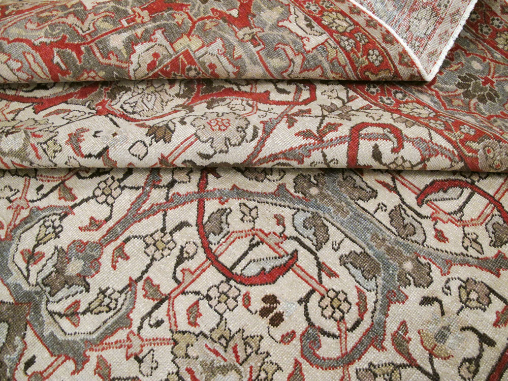 Vintage Persian Tabriz Carpet, No.20056 - Gss