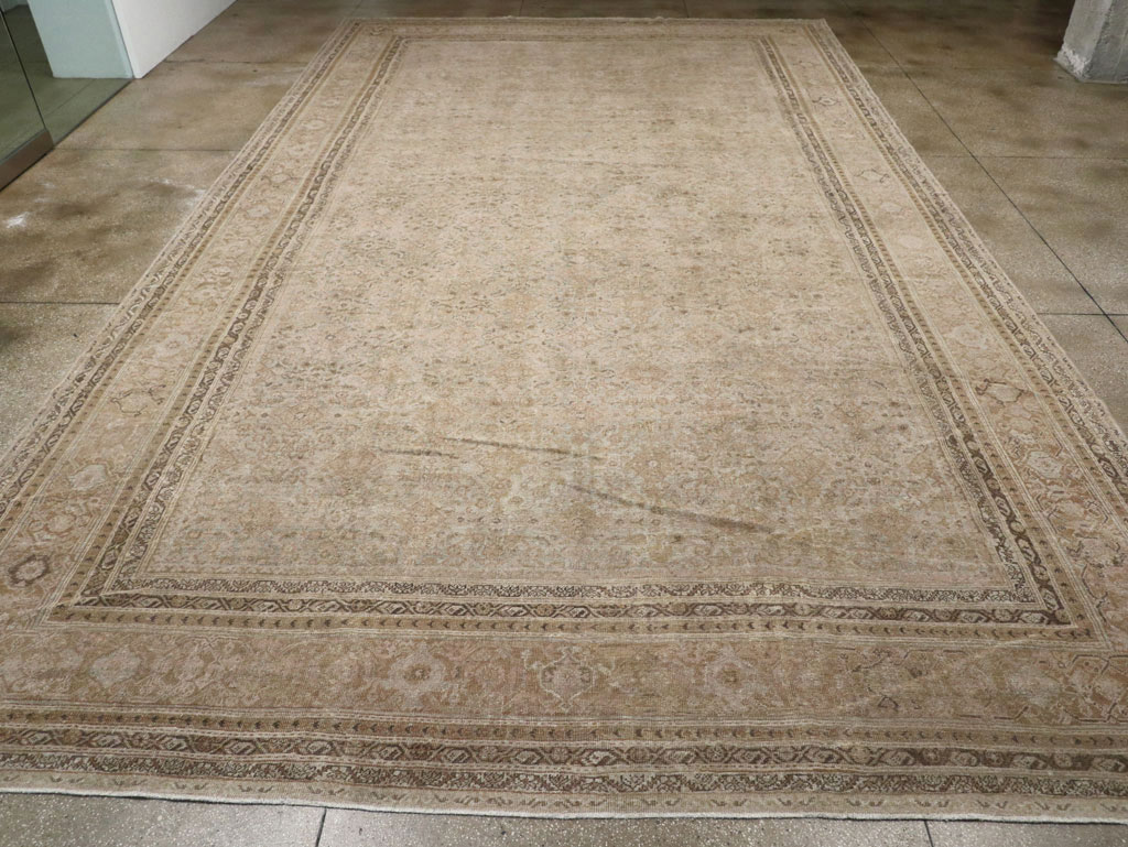 Antique Persian Mahal Large Oversize Carpet, No.20060 - Gss