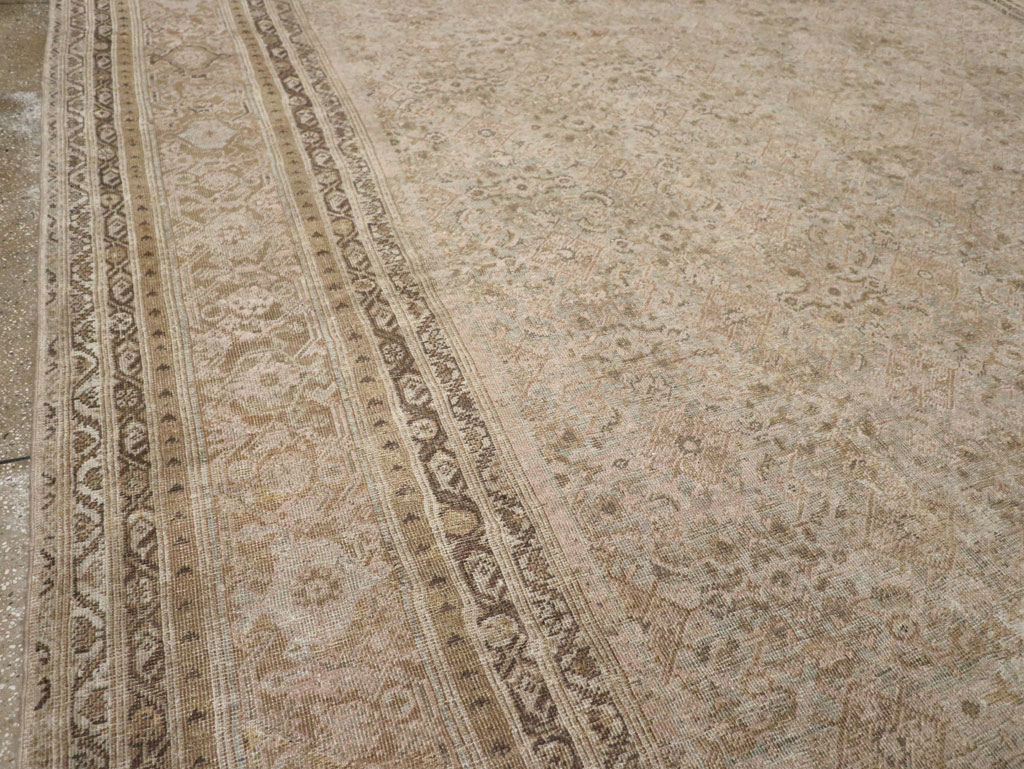 Antique Persian Mahal Large Oversize Carpet, No.20060 - Gss