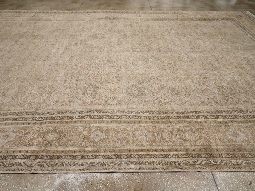 Antique Persian Mahal Large Oversize Carpet, No.20060 - Gss