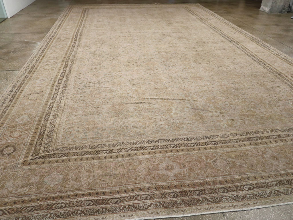 Antique Persian Mahal Large Oversize Carpet, No.20060 - Gss