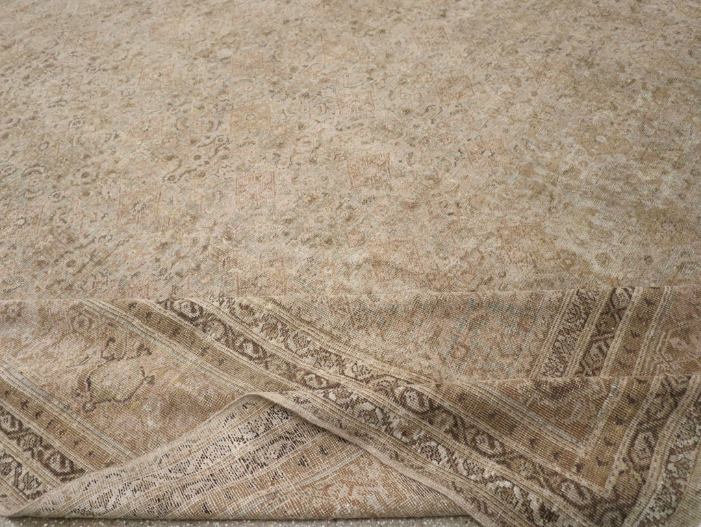 Antique Persian Mahal Large Oversize Carpet, No.20060 - Gss