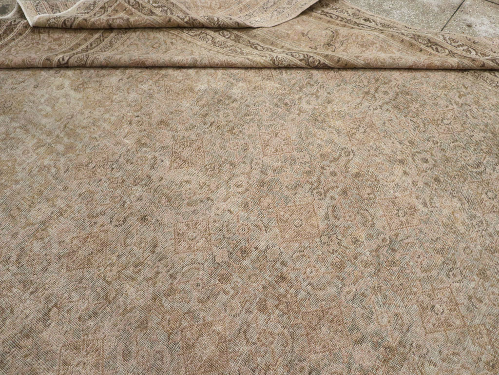 Antique Persian Mahal Large Oversize Carpet, No.20060 - Gss