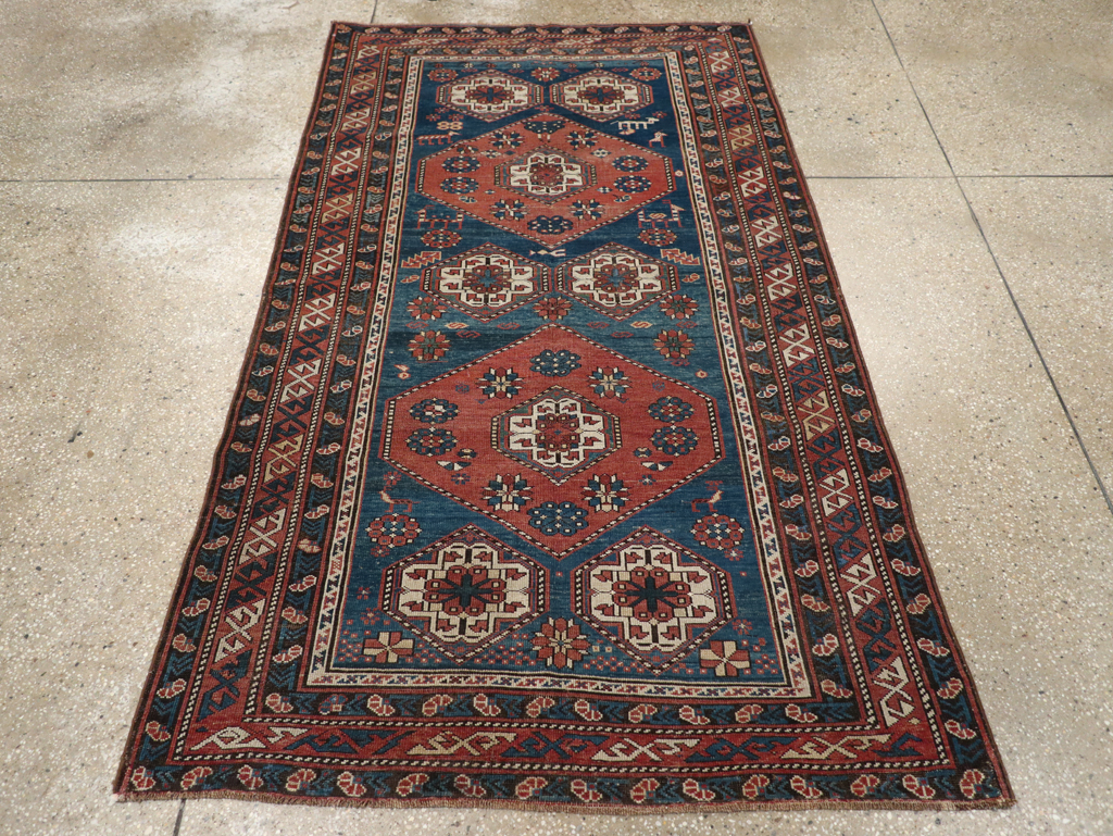 Antique Caucasian Kazak Rug, No.20077 - Gss