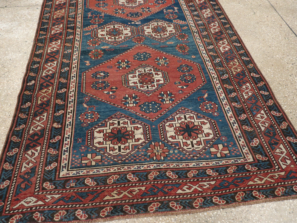 Antique Caucasian Kazak Rug, No.20077 - Gss