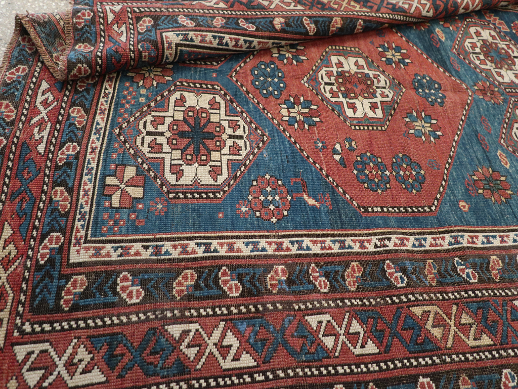 Antique Caucasian Kazak Rug, No.20077 - Gss