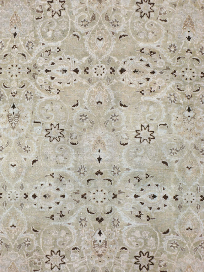 Vintage Persian Mashad Room Size Carpet, No.20082 - Gss