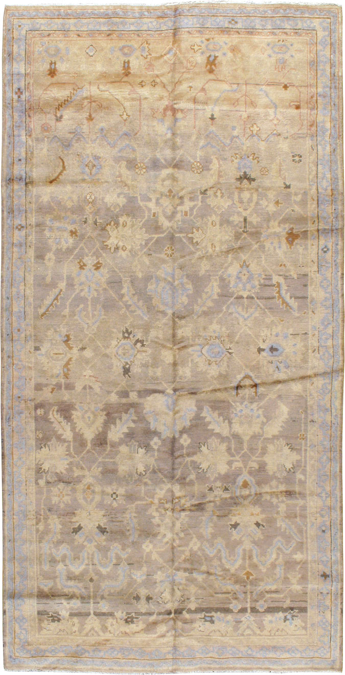 Antique Turkish Oushak Carpet, No.20093 - Gss