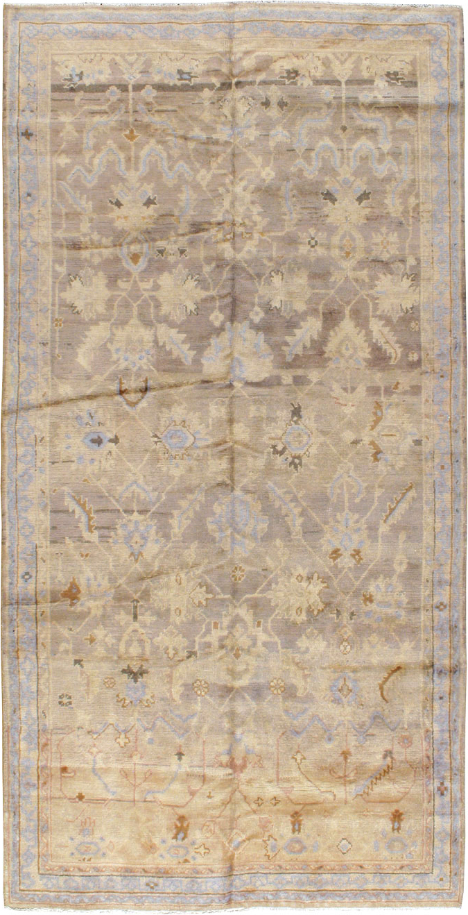 Antique Turkish Oushak Carpet, No.20093 - Gss