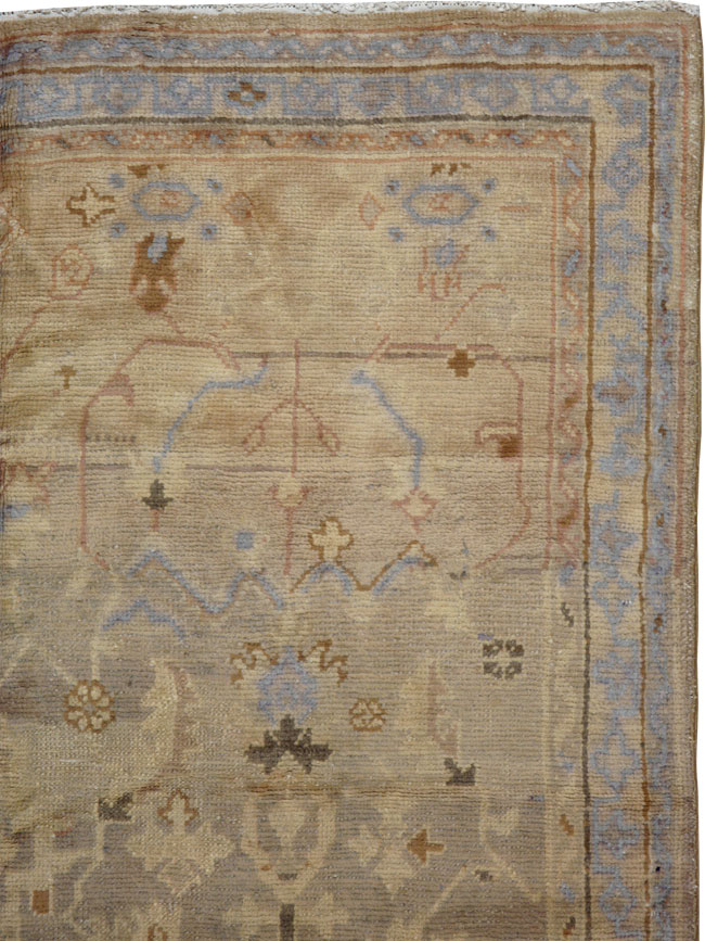 Antique Turkish Oushak Carpet, No.20093 - Gss