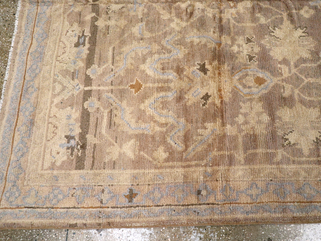 Antique Turkish Oushak Carpet, No.20093 - Gss