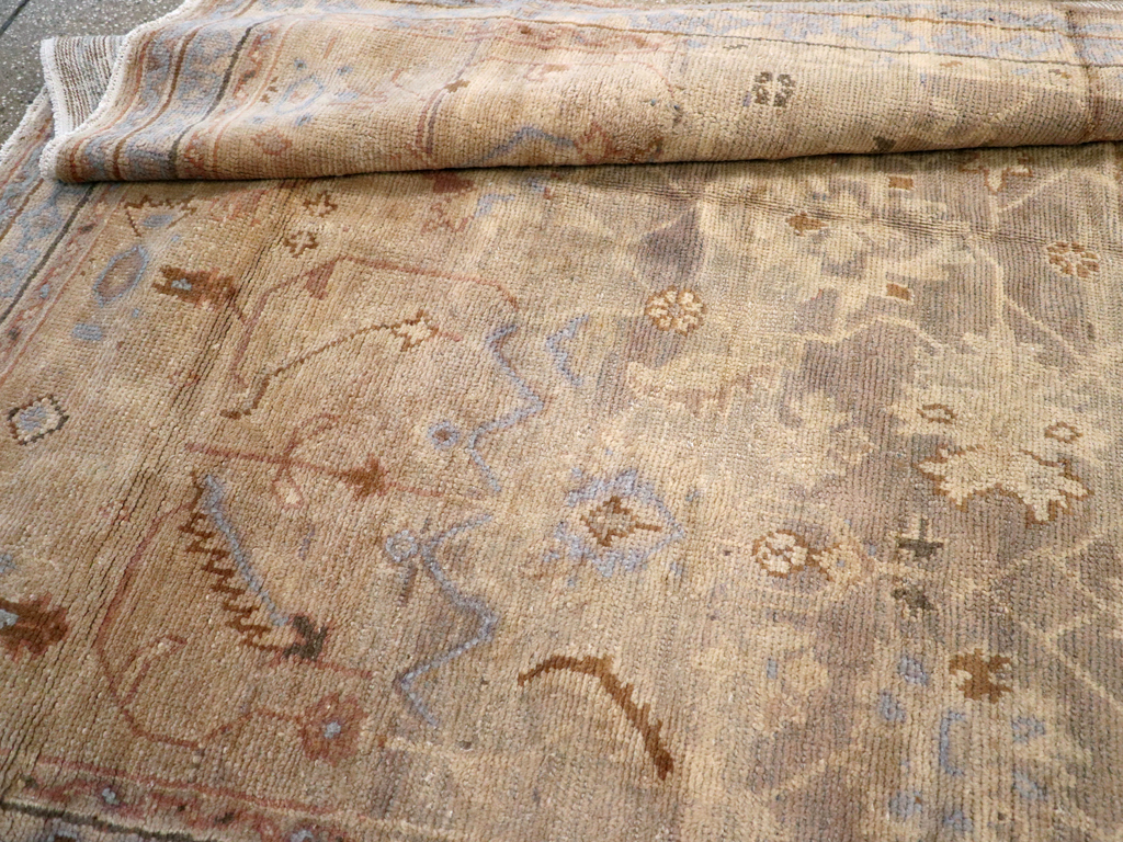 Antique Turkish Oushak Carpet, No.20093 - Gss