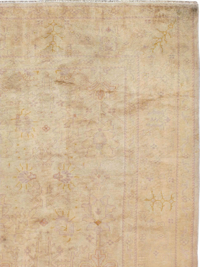 Antique Turkish Oushak Carpet, No.20105 - Gss