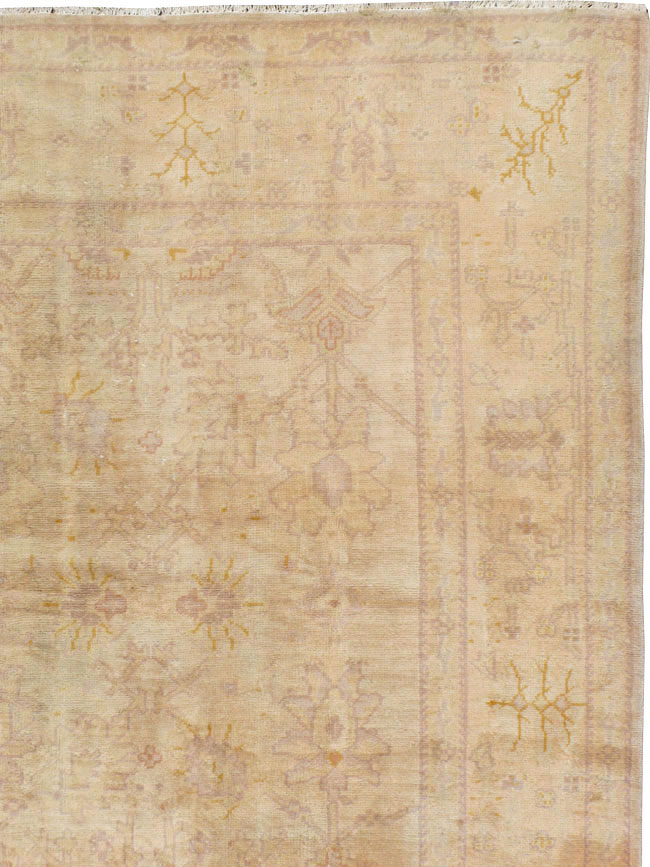 Antique Turkish Oushak Carpet, No.20105 - Gss