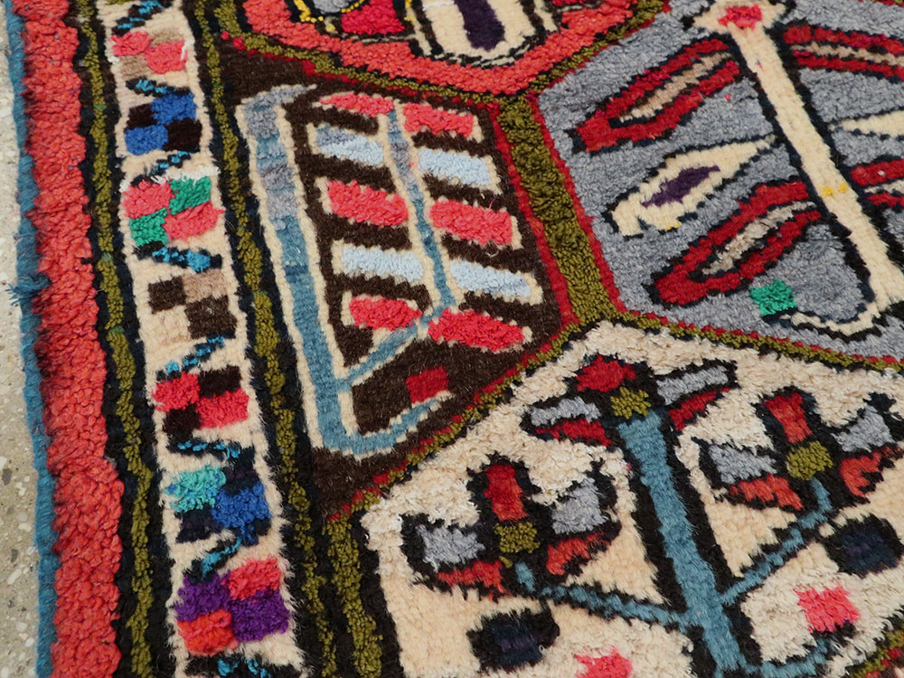 Vintage Persian Hamadan Rug, No.20107 - Gss