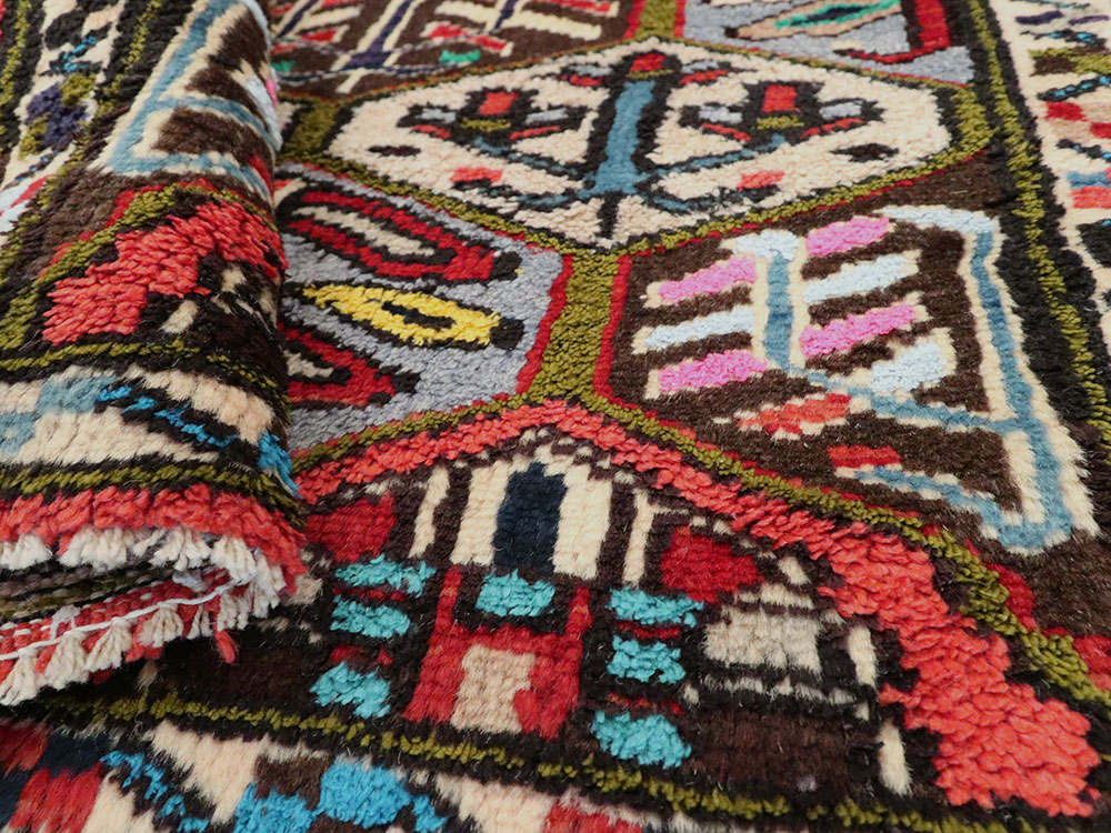 Vintage Persian Hamadan Rug, No.20107 - Gss