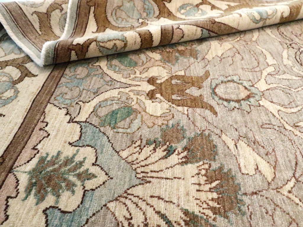 Modern Persian Tabriz Accent Rug, No.20111 - Gss