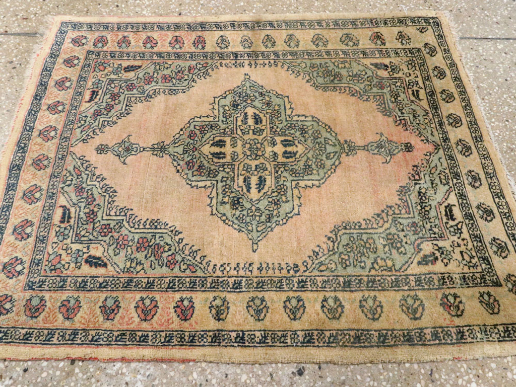 Antique Persian Tabriz Hagi Jalili Rug, No.20118 - Gss