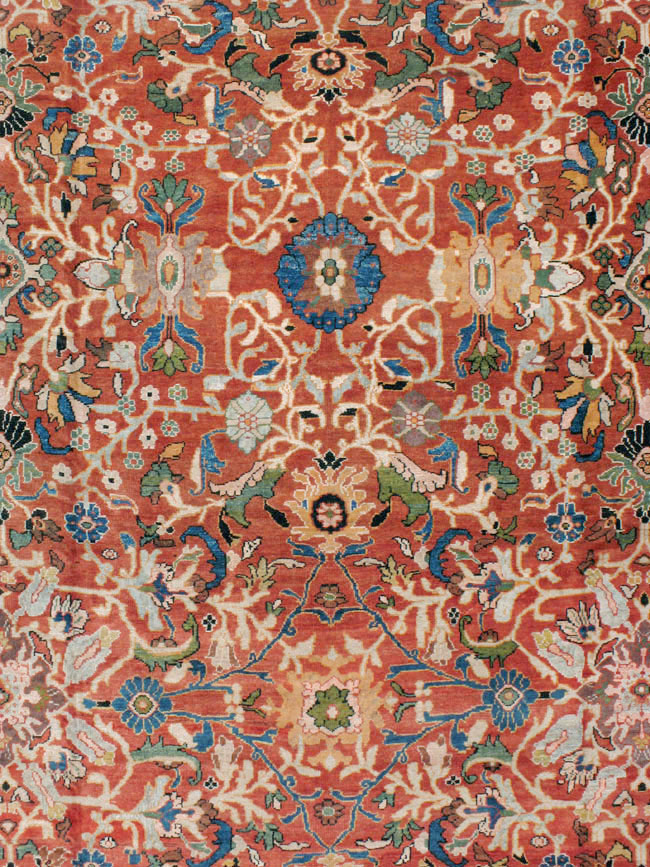 Antique Persian Mahal Carpet, No.20125 - Gss