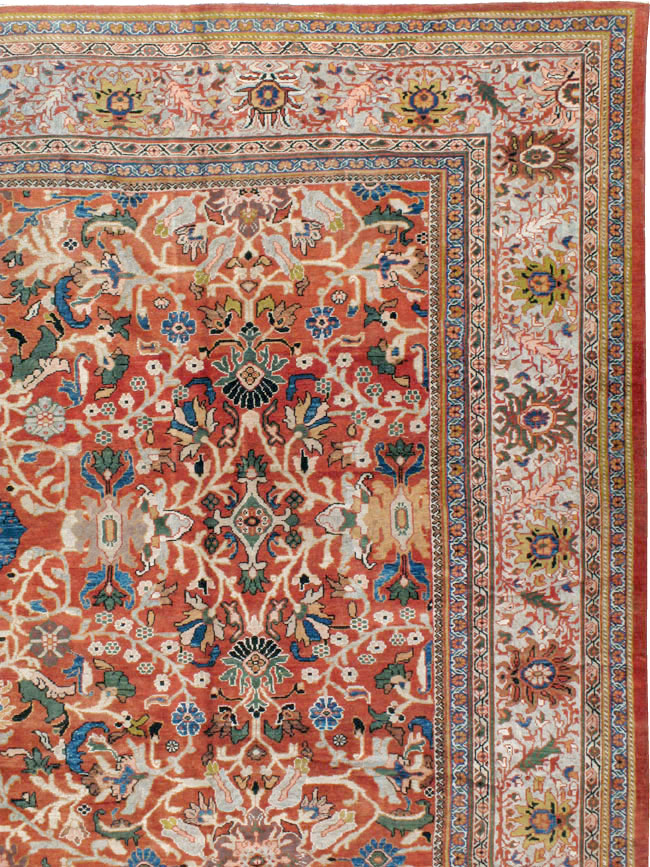 Antique Persian Mahal Carpet, No.20125 - Gss