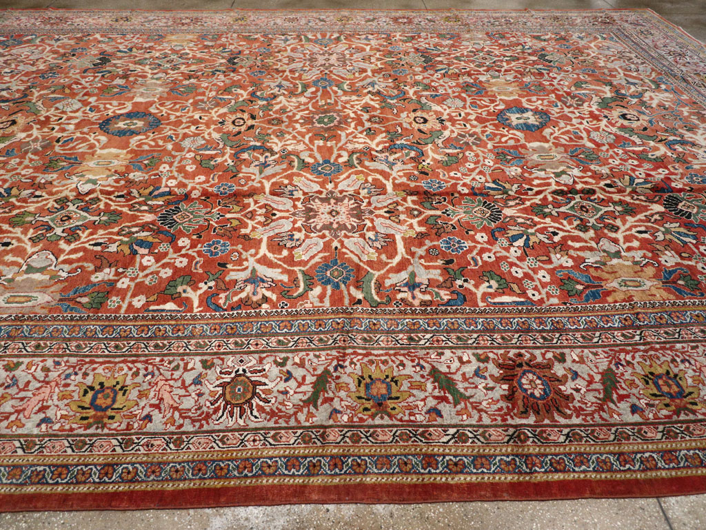 Antique Persian Mahal Carpet, No.20125 - Gss