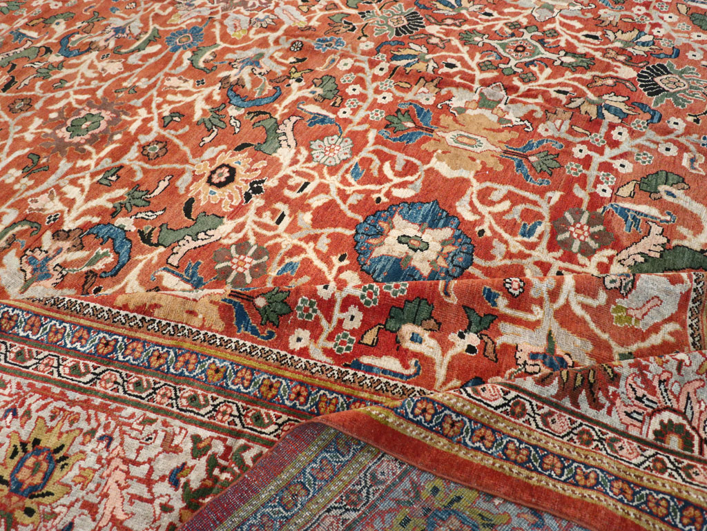 Antique Persian Mahal Carpet, No.20125 - Gss