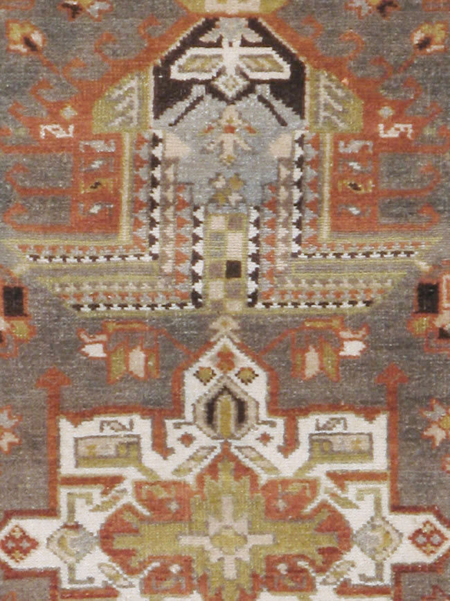 Antique Persian Heriz Runner, No.20130 - Gss