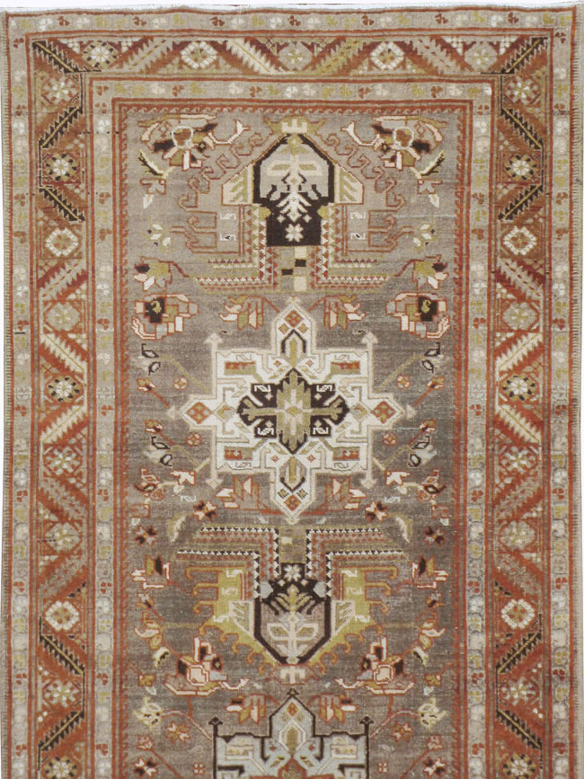 Antique Persian Heriz Runner, No.20130 - Gss