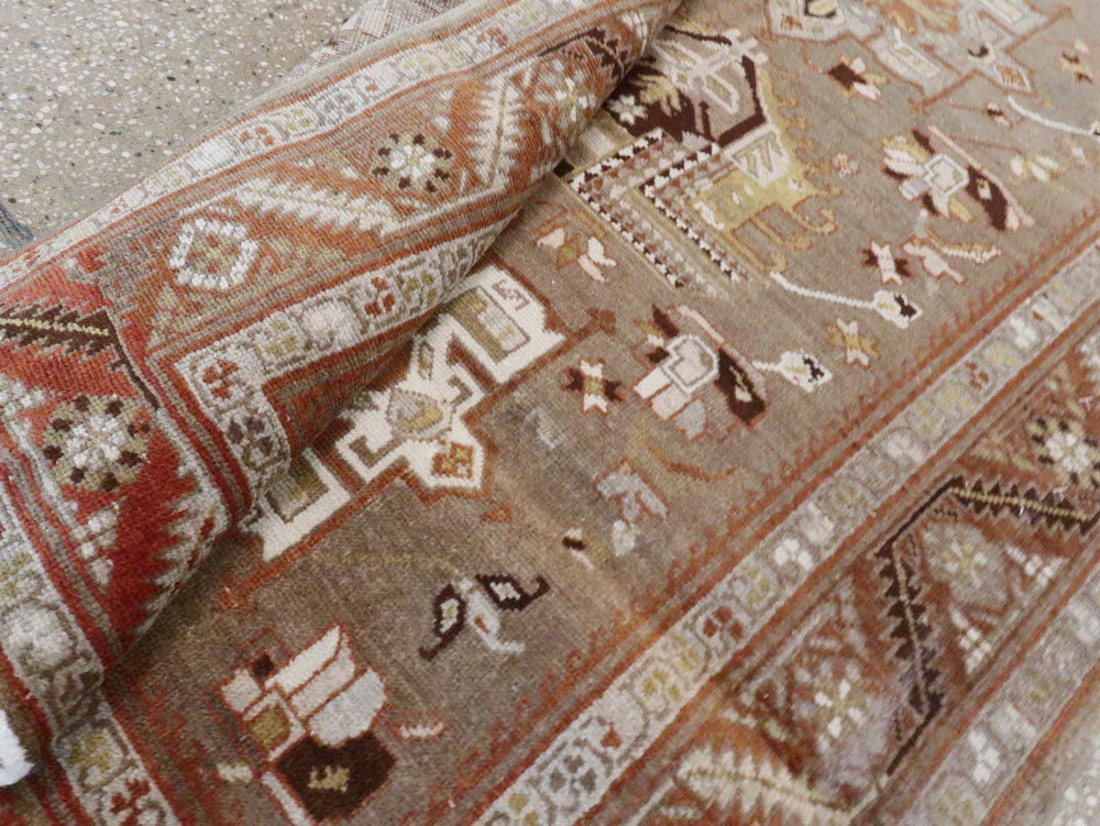 Antique Persian Heriz Runner, No.20130 - Gss