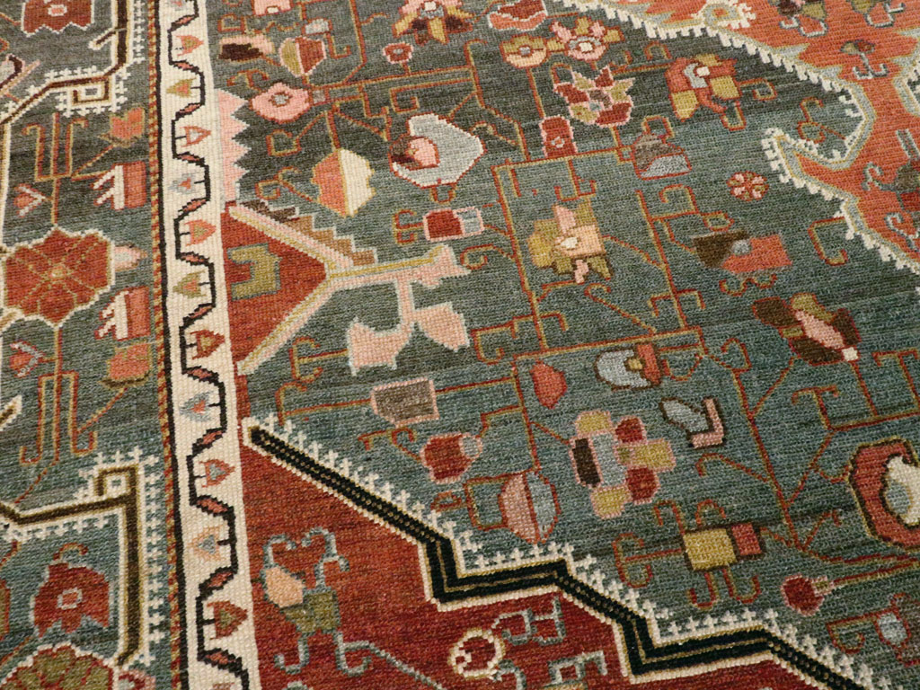 Antique Persian Malayer Rug, No.20135 - Gss