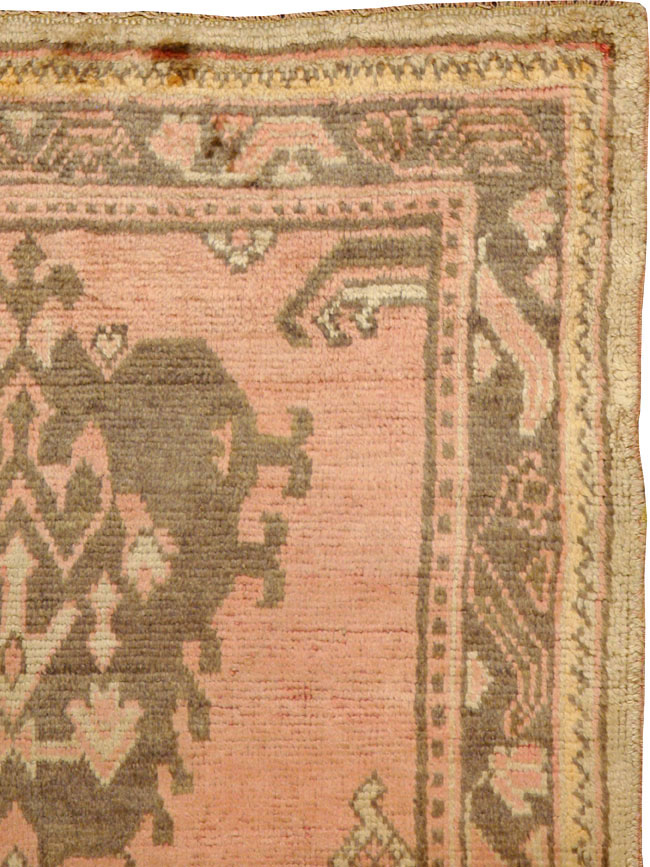Antique Turkish Oushak Rug, No.20140 - Gss