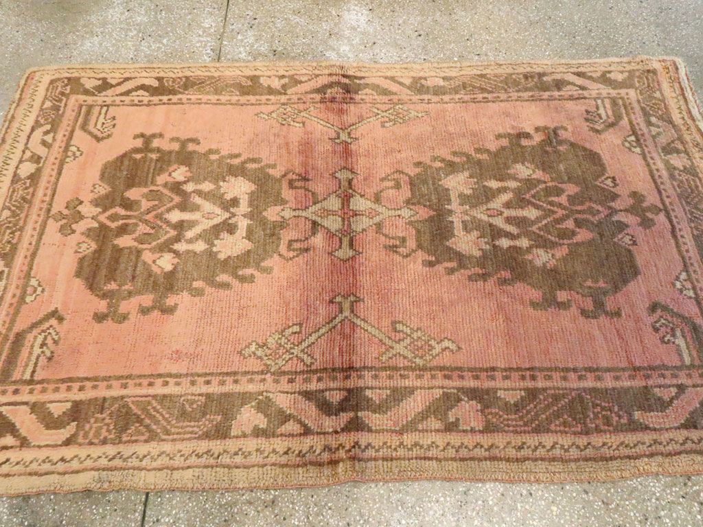 Antique Turkish Oushak Rug, No.20140 - Gss