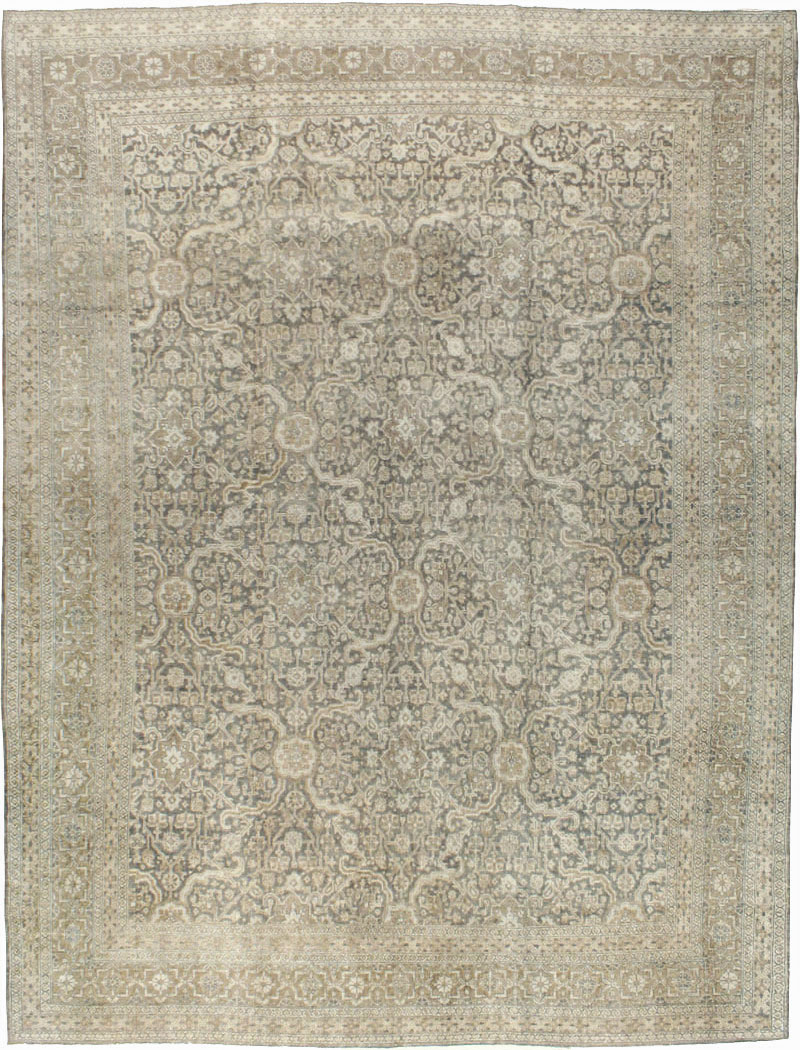 Antique Persian Tabriz Carpet, No.20159 - Gss