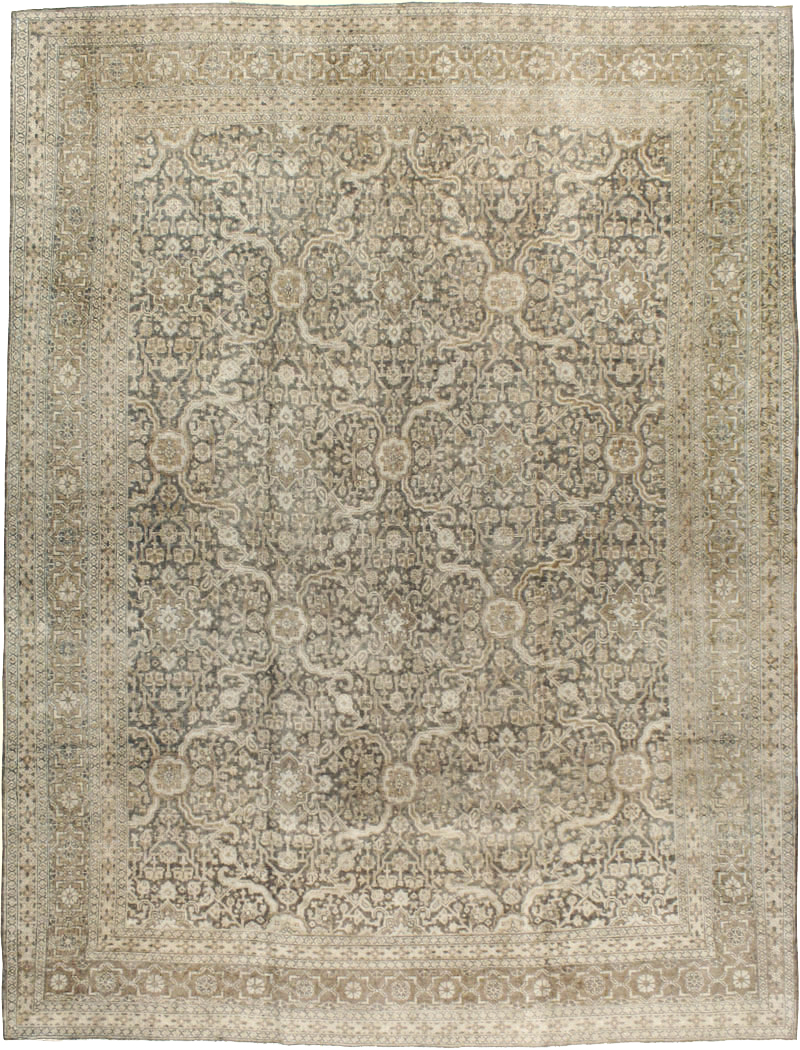 Antique Persian Tabriz Carpet, No.20159 - Gss
