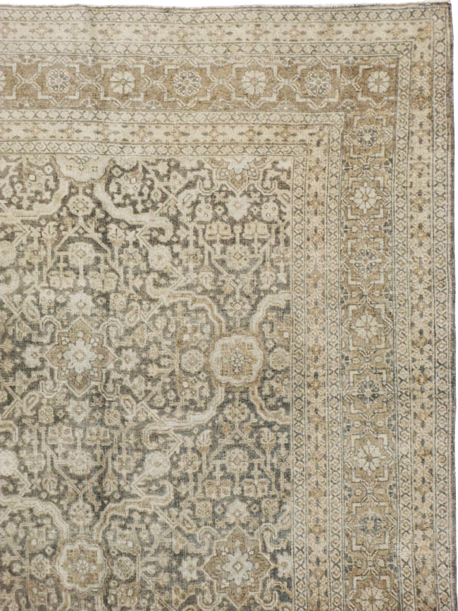 Antique Persian Tabriz Carpet, No.20159 - Gss