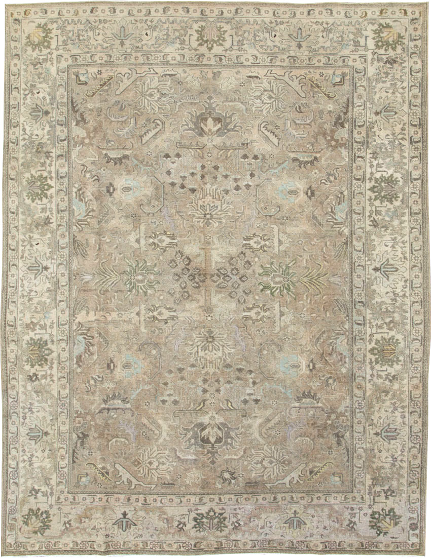 Vintage Persian Tabriz Carpet, No.20165 - Gss