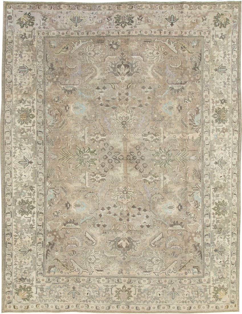 Vintage Persian Tabriz Carpet, No.20165 - Gss