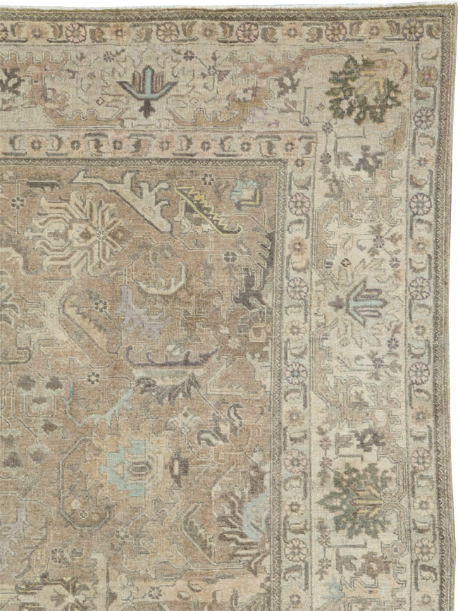 Vintage Persian Tabriz Carpet, No.20165 - Gss