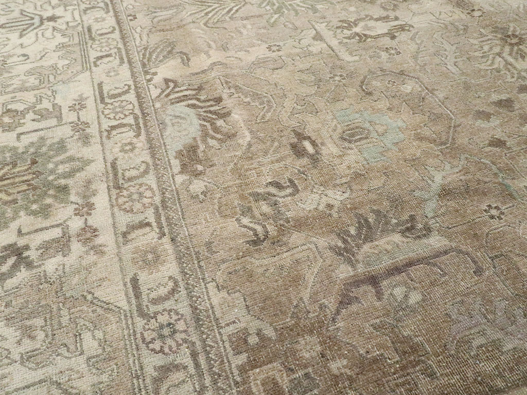 Vintage Persian Tabriz Carpet, No.20165 - Gss